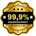 99,9% Kundenzufriedenheit