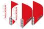 Preview: Winmau Rhino Palladium Flight Standard weiß-rot
