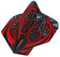 Preview: Winmau Prism Alpha Flight schwarz-rot Tribal