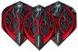 Preview: Winmau Prism Alpha Flight schwarz-rot Tribal