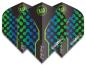 Preview: Winmau Prism Zeta Flight Schwarz-Grün-Blau