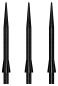 Preview: Winmau Velocity Schwarz Spitzen 32 mm