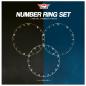 Preview: Bulls Metall Number Ring Set 3 Farben Preview: Bulls Metall Number Ring Set 3 Farben