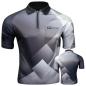 Preview: Datadart Vertex Dart Shirt Schwarz-Grau 4XL