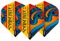 Preview: RedDragon Peter Wright DWC Std Flights Blau-Orange