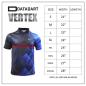 Preview: Datadart Vertex Dart Shirt Schwarz-Blau