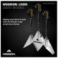 Preview: Mission Acryl Dart Stand Logo 3 Dart Display