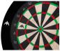 Preview: Mission Mini Desktop Dartboard 20cm mit Surround u. 6 Darts