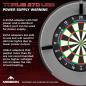 Preview: Mission Torus 270 USB-C Rot Dartboard Beleuchtung