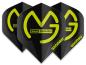 Preview: Winmau Mega MvG Flight Schwarz MvG Logo groß