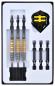 Preview: One80 L.Ilagan Gunner III Steeldart 22-23-24g Schwarz-Gold Preview: One80 L.Ilagan Gunner III Steeldart 22-23-24g Schwarz-Gold