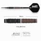 Preview: One80 Desmond Chint Schwarz/Kaffee Signature Softdart 18,5g