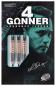 Preview: One80 Gunner 4 Signatur Steeldart Schwarz-Rosengold 22-23-24g
