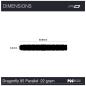 Preview: RedDragon Dragonfly 95% Schwarz Parallel Steeldart 22-24-26 g Preview: RedDragon Dragonfly 95% Schwarz Parallel Steeldart 22-24-26 g