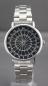 Preview: Uhr mit Armband Metall und Dartboard schwarz Preview: Uhr mit Armband Metall und Dartboard schwarz