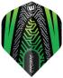 Preview: Winmau Prism Alpha Schwarz-Grün Flight No2