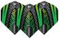 Preview: Winmau Prism Alpha Schwarz-Grün Flight No2