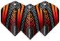 Preview: Winmau Prism Alpha Schwarz-Orange Flight No2