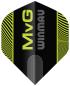 Preview: Winmau Prism Delta MvG Flight Schwarz-Grün 2025