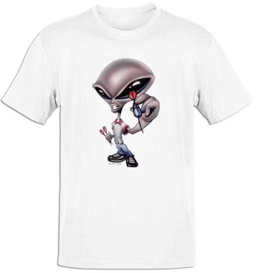 Premium T-Shirt Alien Single Player