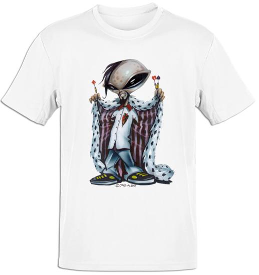 Premium T-Shirt Alien King ohne Krone