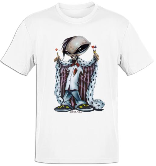 T-Shirt Alien King ohne Krone