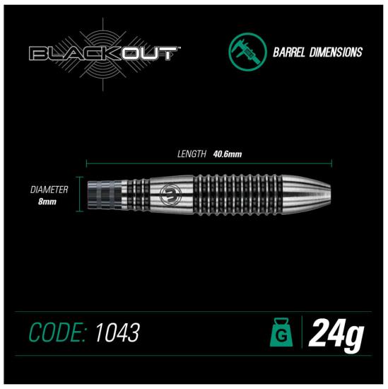 Blackout Steeldart 24-26 g