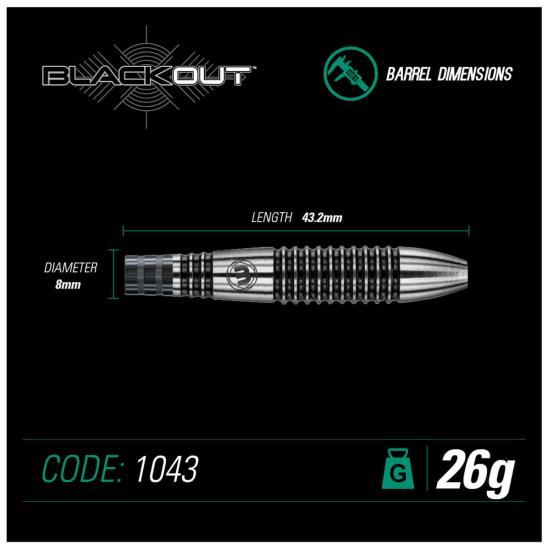 Blackout Steeldart 24-26 g