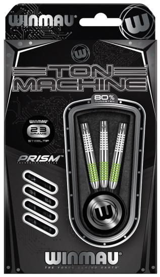 Winmau Ton Machine Weiß-Grün Steeldart 21-23-25-27g