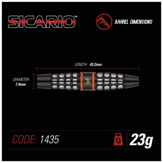 Sicario Steeldart 23 - 25 g