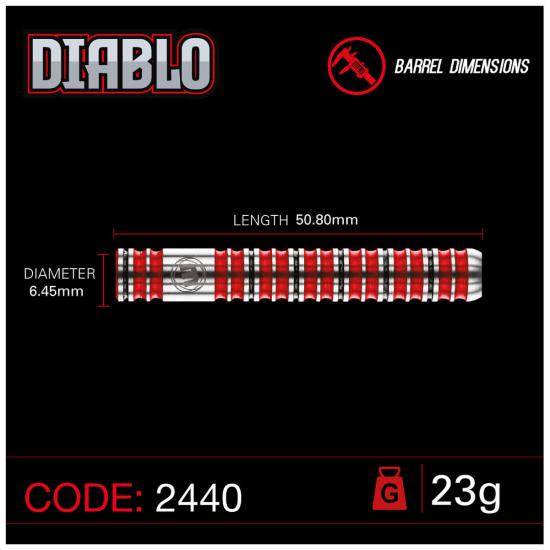 Diabolo Parallel Steeldart 22-23-24-25g