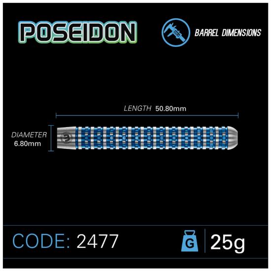 Winmau Poseidon Steeldart 23-24-25g