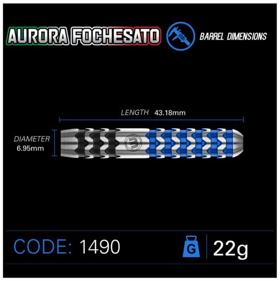 Winmau Aurora Fochesato Steeldart 22g