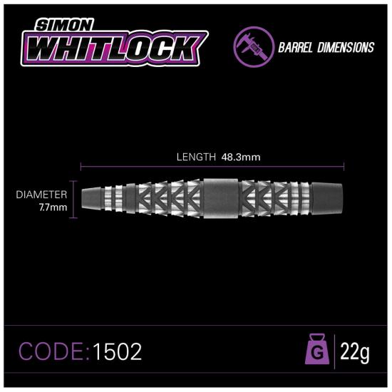 Simon Whitlock Atomised Grip Steeldart 22-24g