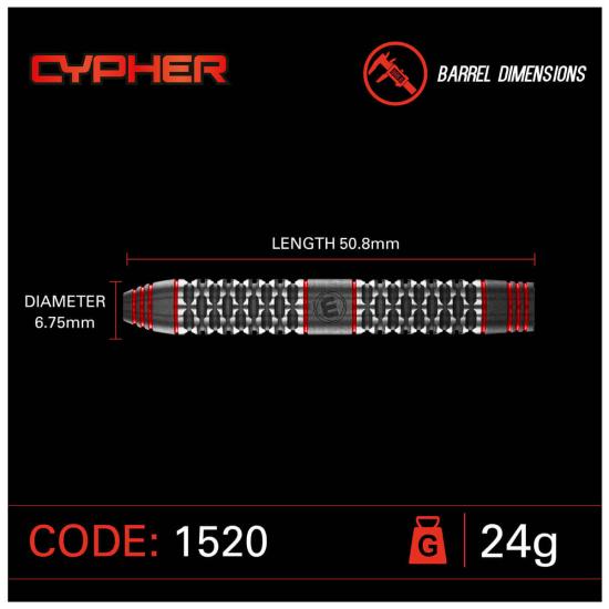 Winmau Cypher Steeldart 22-24-26g