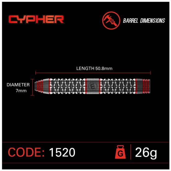 Winmau Cypher Steeldart 22-24-26g