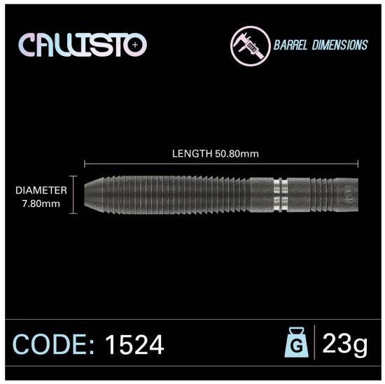 Winmau Callisto Steeldart 23-24-25g