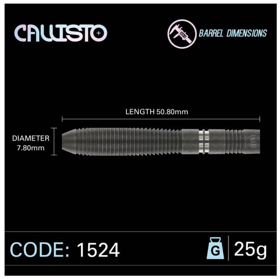 Winmau Callisto Steeldart 23-24-25g