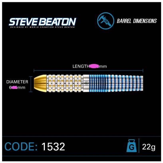 Winmau Steve Beaton Legacy Edition Steeldart 22-24g