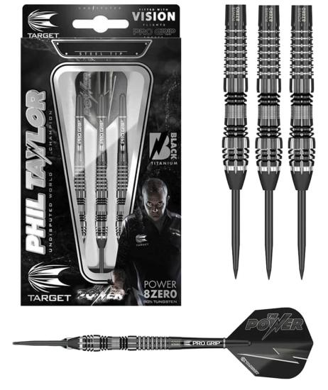 Phil Taylor Power 8-Zero Black P8Z4