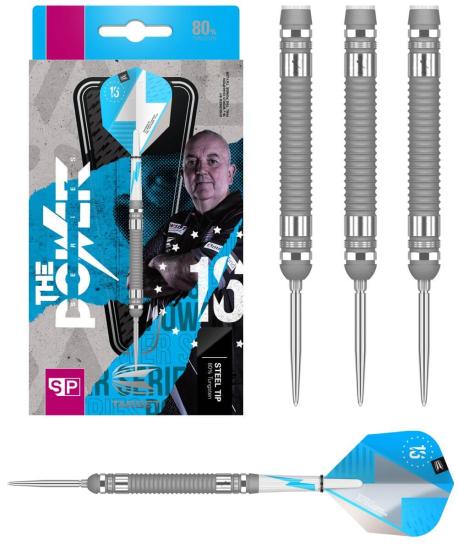 Target Phil Taylor Power Silber 80% 2022 Steeldart 23-24g