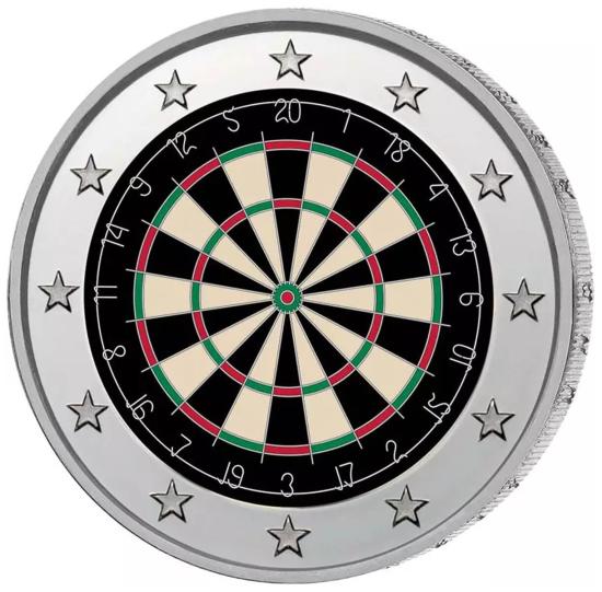 2-Euro-Künstlerausgabe Darts