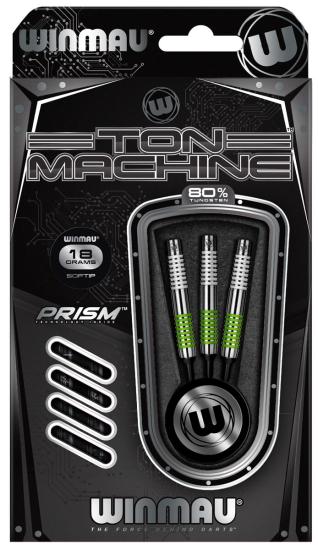 Winmau Ton Machine Schwarz-Grün Softdart 18g