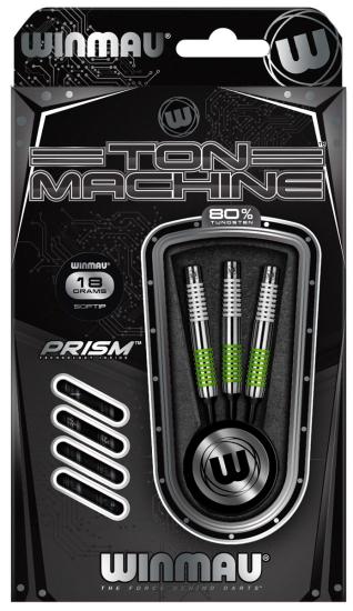 Ton Machine Schwarz-Grün Softdart 18g