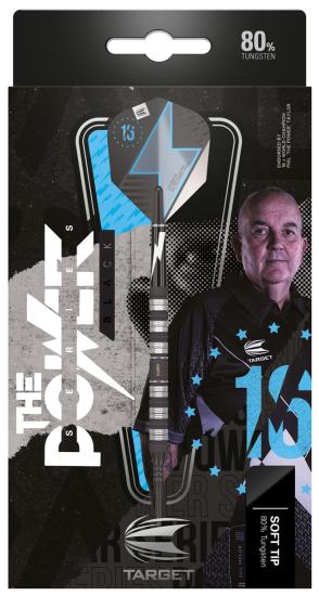 Phil Taylor Power Schwarz 80% 2022 Softdart 18-20g