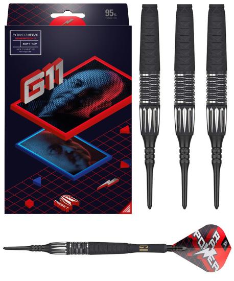 Target Phil Taylor Raw Power G11 95% Softdart 18 g