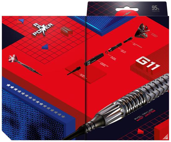 Target Phil Taylor Raw Power G11 95% Softdart 20 g
