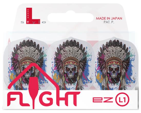 L-Style Signature L-Flight L1EZ Chief Skull Std Klar-Weiß