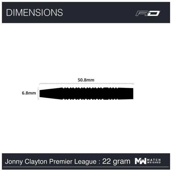 RedDragon Jonny Clayton Premier League SE Steeldart 22-24g