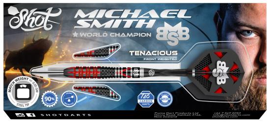 Shot Michael Smith Tenacious 90% Steeldart 23-25g